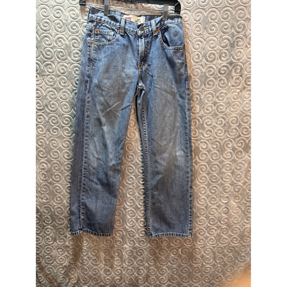 Levi's 550 Kids Jeans‎ Relaxed Fit Blue Denim Size 11 REG